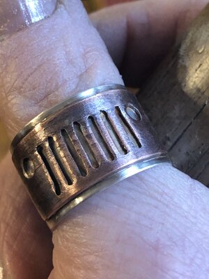 SOLD Handmade Men’s Jeep image ring