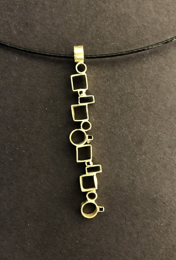 SOLD Geometric pendant
