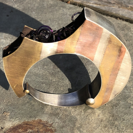 One of a kind statement bracelet
