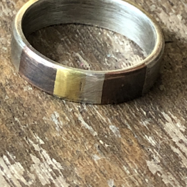 Marriage of metal occasion ring