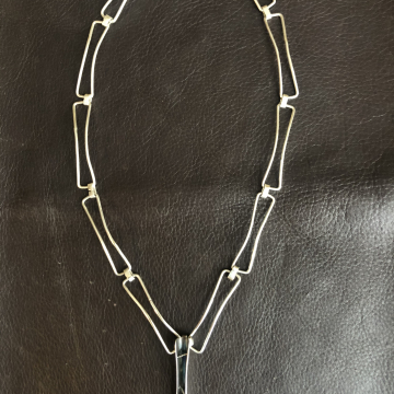 Sterling link pendant