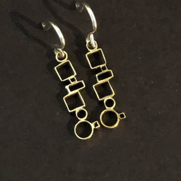 SOLD Geometric earrings