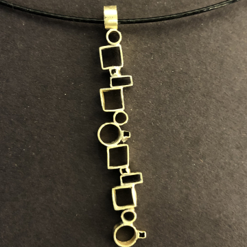 SOLD Geometric pendant