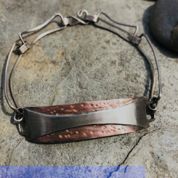 Sterling link bracelet