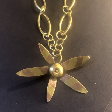 SOLD Flower pendant